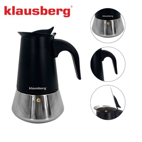 KAWIARKA ZAPARZACZ DO KAWY 200ml KLAUSBERG KB-7844 INDUKCJA KAWIARKA ZAPARZACZ DO KAWY 200ml KLAUSBERG KB-7844 INDUKCJA