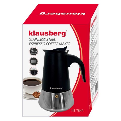 KAWIARKA ZAPARZACZ DO KAWY 200ml KLAUSBERG KB-7844 INDUKCJA KAWIARKA ZAPARZACZ DO KAWY 200ml KLAUSBERG KB-7844 INDUKCJA