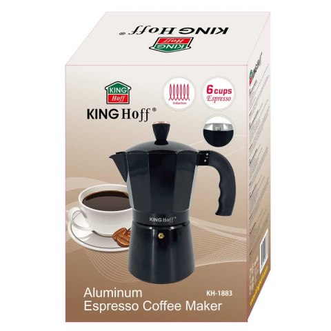 KAWIARKA ZAPARZACZ DO KAWY 300ml KINGHOFF KH-1883 INDUKCJA KAWIARKA ZAPARZACZ DO KAWY 300ml KINGHOFF KH-1883 INDUKCJA