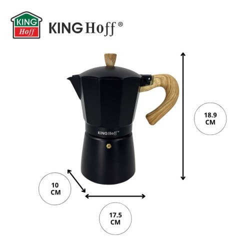 KAWIARKA ZAPARZACZ DO KAWY 300ml KINGHOFF KH-1886 INDUKCJA KAWIARKA ZAPARZACZ DO KAWY 300ml KINGHOFF KH-1886 INDUKCJA