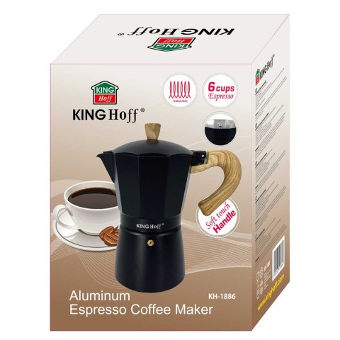 KAWIARKA ZAPARZACZ DO KAWY 300ml KINGHOFF KH-1886 INDUKCJA KAWIARKA ZAPARZACZ DO KAWY 300ml KINGHOFF KH-1886 INDUKCJA
