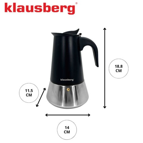 KAWIARKA ZAPARZACZ DO KAWY 300ml KLAUSBERG KB-7845 INDUKCJA KAWIARKA ZAPARZACZ DO KAWY 300ml KLAUSBERG KB-7845 INDUKCJA