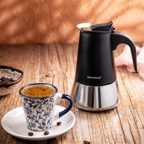 KAWIARKA ZAPARZACZ DO KAWY 300ml KLAUSBERG KB-7845 INDUKCJA KAWIARKA ZAPARZACZ DO KAWY 300ml KLAUSBERG KB-7845 INDUKCJA