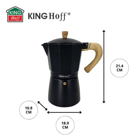 KAWIARKA ZAPARZACZ DO KAWY 450ml KINGHOFF KH-1887 INDUKCJA KAWIARKA ZAPARZACZ DO KAWY 450ml KINGHOFF KH-1887 INDUKCJA