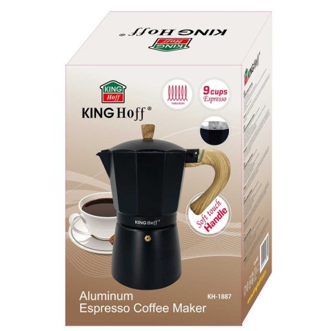 KAWIARKA ZAPARZACZ DO KAWY 450ml KINGHOFF KH-1887 INDUKCJA KAWIARKA ZAPARZACZ DO KAWY 450ml KINGHOFF KH-1887 INDUKCJA