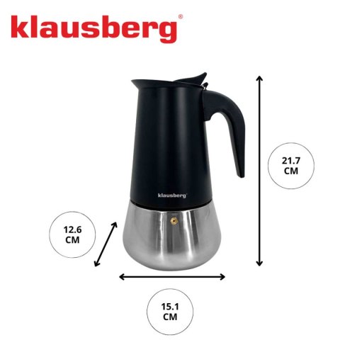 KAWIARKA ZAPARZACZ DO KAWY 450ml KLAUSBERG KB-7846 INDUKCJA KAWIARKA ZAPARZACZ DO KAWY 450ml KLAUSBERG KB-7846 INDUKCJA