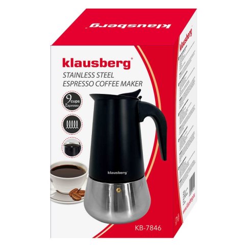 KAWIARKA ZAPARZACZ DO KAWY 450ml KLAUSBERG KB-7846 INDUKCJA KAWIARKA ZAPARZACZ DO KAWY 450ml KLAUSBERG KB-7846 INDUKCJA