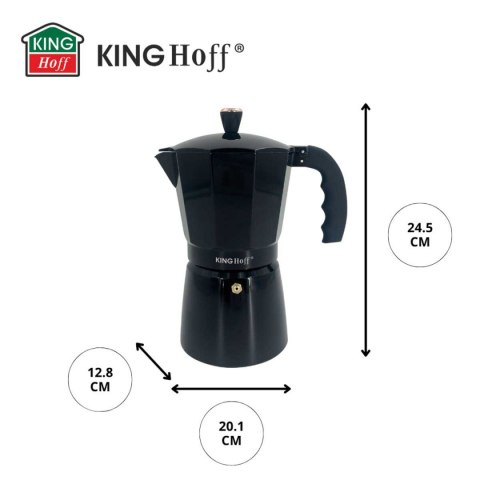 KAWIARKA ZAPARZACZ DO KAWY 600ml KINGHOFF KH-1885 INDUKCJA KAWIARKA ZAPARZACZ DO KAWY 600ml KINGHOFF KH-1885 INDUKCJA