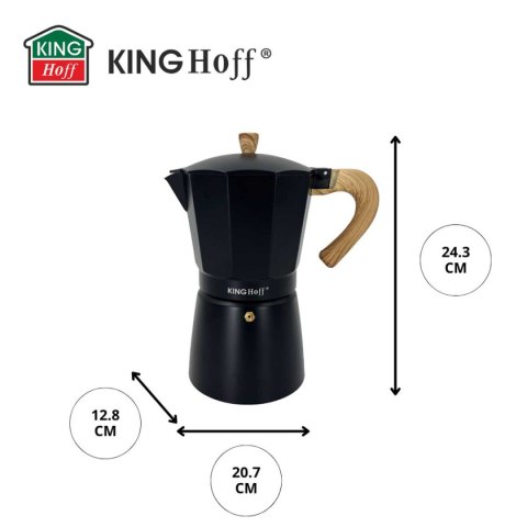 KAWIARKA ZAPARZACZ DO KAWY 600ml KINGHOFF KH-1888 INDUKCJA KAWIARKA ZAPARZACZ DO KAWY 600ml KINGHOFF KH-1888 INDUKCJA