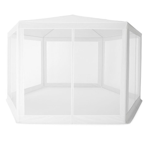 Namiot pawilon ogrodowy handlowy 2x2x2 m z moskitierą biały MultiGarden Namiot pawilon ogrodowy handlowy 2x2x2 m z moskitierą biały MultiGarden