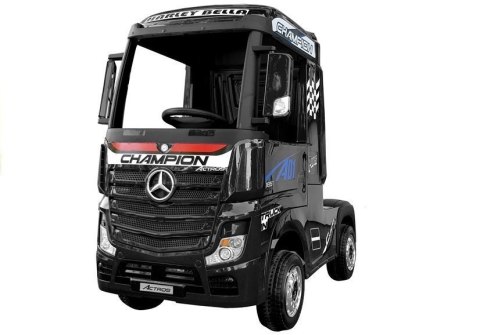 Auto na Akumulator Mercedes Actros Czarny Lakierowany MP4 Auto na Akumulator Mercedes Actros Czarny Lakierowany MP4