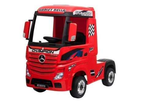 Auto na Akumulator Mercedes Actros Czerwony Lakierowany MP4 Auto na Akumulator Mercedes Actros Czerwony Lakierowany MP4