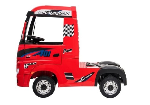 Auto na Akumulator Mercedes Actros Czerwony Lakierowany MP4 Auto na Akumulator Mercedes Actros Czerwony Lakierowany MP4