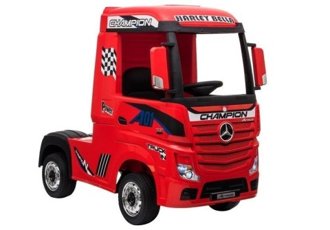 Auto na Akumulator Mercedes Actros Czerwony Lakierowany MP4 Auto na Akumulator Mercedes Actros Czerwony Lakierowany MP4