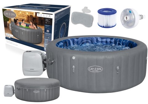 Dmuchane Spa Santorini 7 osobowe 216 x 216 x 80 cm Bestway 6001T Dmuchane Spa Santorini 7 osobowe 216 x 216 x 80 cm Bestway 6001T
