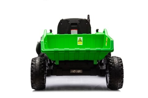 Traktor Na Akumulator HC-306 Z Przyczepą Jasno Zielony 24V Traktor Na Akumulator HC-306 Z Przyczepą Jasno Zielony 24V