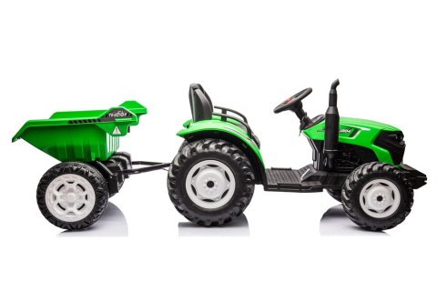 Traktor Na Akumulator HC-306 Z Przyczepą Jasno Zielony 24V Traktor Na Akumulator HC-306 Z Przyczepą Jasno Zielony 24V