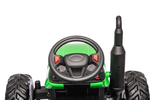 Traktor Na Akumulator HC-306 Z Przyczepą Jasno Zielony 24V Traktor Na Akumulator HC-306 Z Przyczepą Jasno Zielony 24V