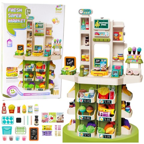 Zabawkowy Sklep Dla Dzieci Super Market Interaktywny 67el Zabawkowy Sklep Dla Dzieci Super Market Interaktywny 67el