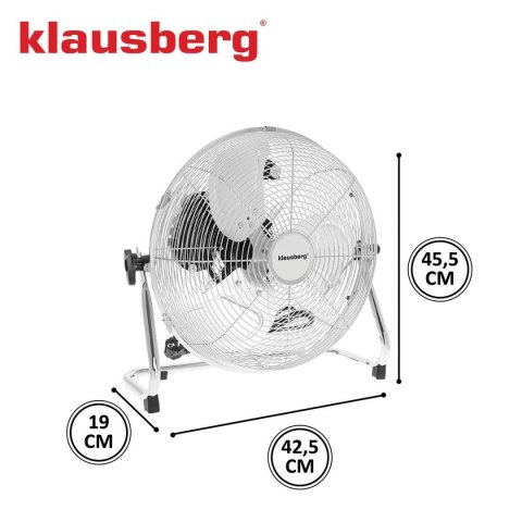 WENTYLATOR WIATRAK CYRKULATOR PODŁOGOWY 60W KLAUSBERG KB-7516 WENTYLATOR WIATRAK CYRKULATOR PODŁOGOWY 60W KLAUSBERG KB-7516