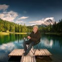 Krzesło wędkarskie turystyczne LUARO składane plażowe zielone