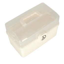 Organizer na leki pojemnik pudełko kasetka apteczka duży XXL na zamek skrzynka 34x19x22,5cm
