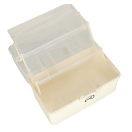 Organizer na leki pojemnik pudełko kasetka apteczka duży XXL na zamek skrzynka 34x19x22,5cm