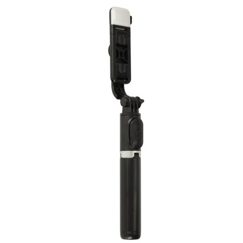 Kijek do selfie z pilotem Bluetooth statyw tripod lampka LED czarny Kijek do selfie z pilotem Bluetooth statyw tripod lampka LED czarny