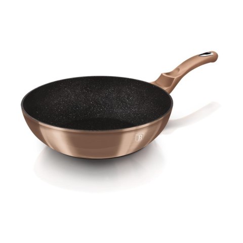PATELNIA GRANITOWA WOK 30cm BERLINGER HAUS BH-6171 ROSE GOLD PATELNIA GRANITOWA WOK 30cm BERLINGER HAUS BH-6171 ROSE GOLD