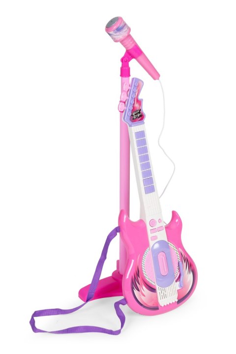 Zestaw gitara elektryczna mikrofon statyw dla dzieci mp3 Zestaw gitara elektryczna mikrofon statyw dla dzieci mp3