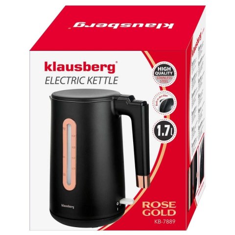 CZAJNIK ELEKTRYCZNY 1,7L KLAUSBERG KB-7889 ROSE GOLD CZAJNIK ELEKTRYCZNY 1,7L KLAUSBERG KB-7889 ROSE GOLD