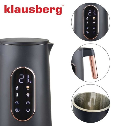 CZAJNIK ELEKTRYCZNY 1,7L KLAUSBERG KB-7892 LDD REULACJA TEMPERATURY CZAJNIK ELEKTRYCZNY 1,7L KLAUSBERG KB-7892 LDD REULACJA TEMPERATURY