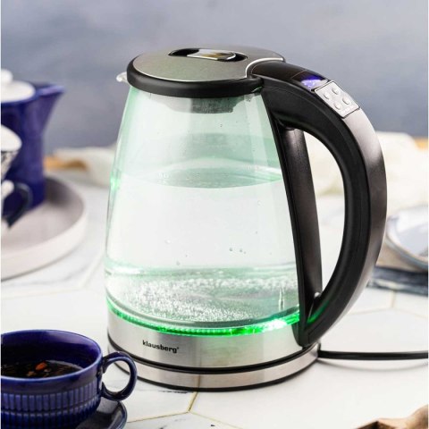 CZAJNIK ELEKTRYCZNY SZKLANY 1,8L KLAUSBERG KB-7887 LED RGB CZAJNIK ELEKTRYCZNY SZKLANY 1,8L KLAUSBERG KB-7887 LED RGB