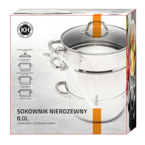 SOKOWNIK 8L INDUKCJA GARNEK DO SOKU DOMOWEGO KONIGHOFFER SOKOWNIK 8L INDUKCJA GARNEK DO SOKU DOMOWEGO KONIGHOFFER
