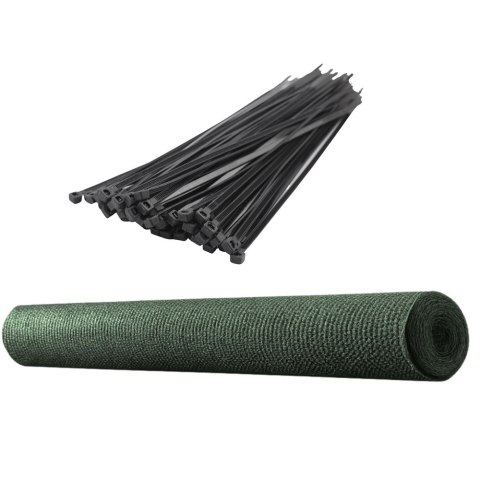 Siatka Cieniująca Na Ogrodzenie Płot Maskująca Zielona 1.5M 10M 140g/m² Siatka Cieniująca Na Ogrodzenie Płot Maskująca Zielona 1.5M 10M 140g/m²