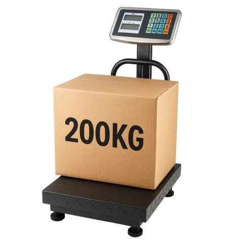 Waga Elektroniczna LCD Platformowa Magazynowa Dokładność do 20g 200kg Waga Elektroniczna LCD Platformowa Magazynowa Dokładność do 20g 200kg