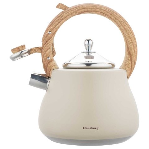 CZAJNIK STALOWY Z GWIZDKIEM 2,8L KLAUSBERG KB-7919 CZAJNIK STALOWY Z GWIZDKIEM 2,8L KLAUSBERG KB-7919