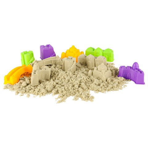Piasek dla dzieci 1100g zamek pojazdy foremki figurki zestaw kreatywny Piasek dla dzieci 1100g zamek pojazdy foremki figurki zestaw kreatywny