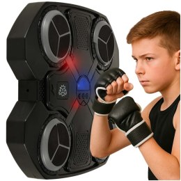 Tarcza bokserska treningowa na ścianę trenażer muzyka światła LED USB