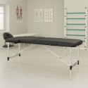 Aluminiowy stół do masażu i rehabilitacji 2-segmentowy składany w walizkę + torba ModernHome