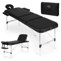 Aluminiowy stół do masażu i rehabilitacji 3-segmentowy składany w walizkę + torba ModernHome