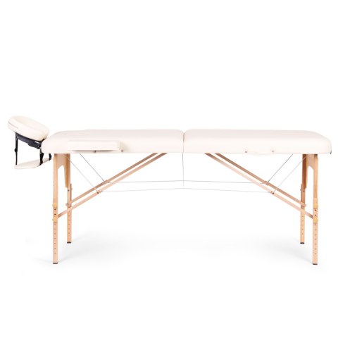 Drewniany stół do masażu i rehabilitacji 2-segmentowy składany w walizkę + torba ModernHome Drewniany stół do masażu i rehabilitacji 2-segmentowy składany w walizkę + torba ModernHome