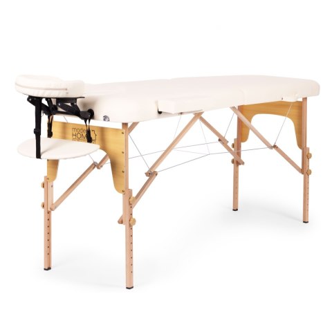 Drewniany stół do masażu i rehabilitacji 2-segmentowy składany w walizkę + torba ModernHome Drewniany stół do masażu i rehabilitacji 2-segmentowy składany w walizkę + torba ModernHome