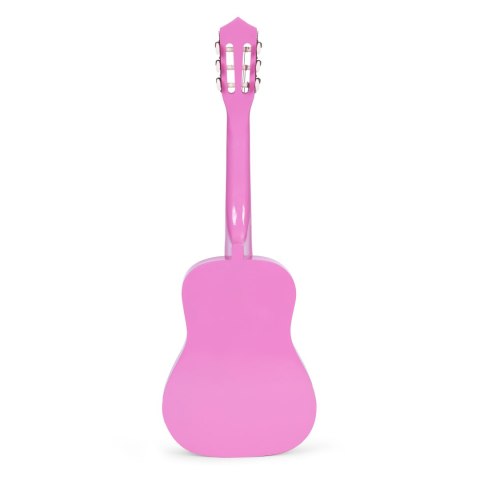 Gitara dla dzieci różowa duża - 30 drewniana 6 strun metalowe i nylonowe ECOTOYS Gitara dla dzieci różowa duża - 30 drewniana 6 strun metalowe i nylonowe ECOTOYS