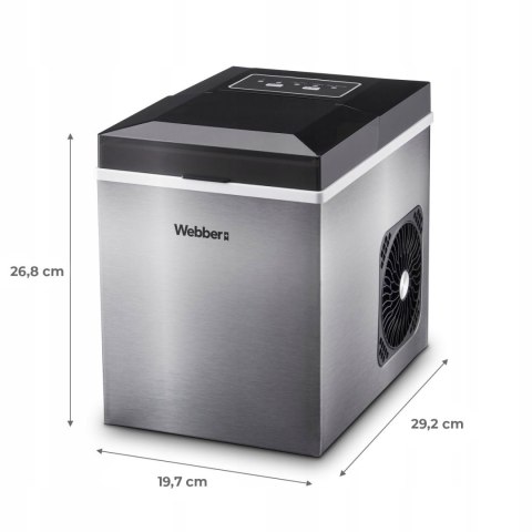 Kostkarka do lodu domowa maszyna do kostek kuszony lód 10 kg 165W WEBBER Kostkarka do lodu domowa maszyna do kostek kuszony lód 10 kg 165W WEBBER