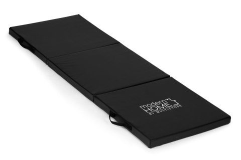 Materac gimnastyczny czarny do ćwiczeń fitness 182x60 cm Materac gimnastyczny czarny do ćwiczeń fitness 182x60 cm
