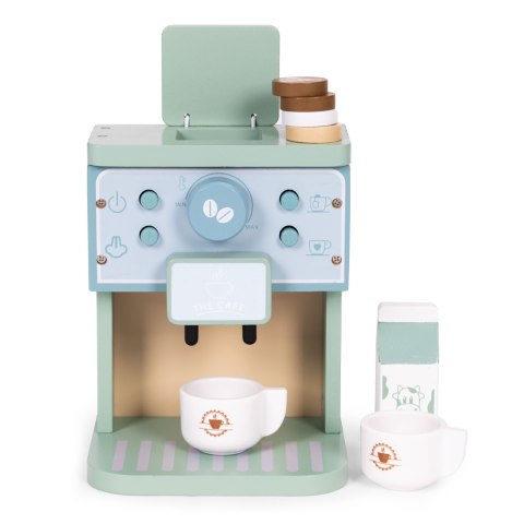Drewniany ekspres do kawy dla dzieci zestaw baristy 8 elementów ECOTOYS Drewniany ekspres do kawy dla dzieci zestaw baristy 8 elementów ECOTOYS