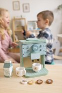 Drewniany ekspres do kawy dla dzieci zestaw baristy 8 elementów ECOTOYS