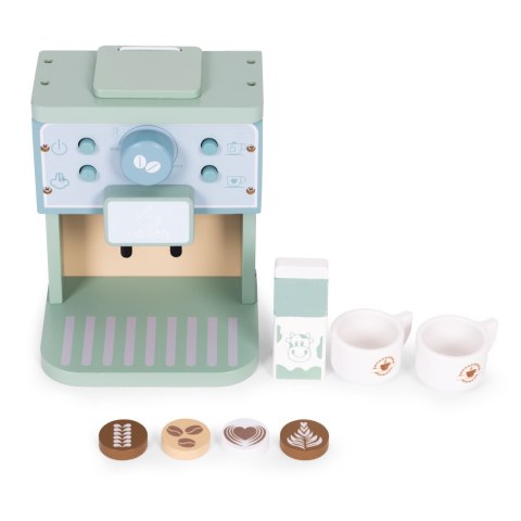 Drewniany ekspres do kawy dla dzieci zestaw baristy 8 elementów ECOTOYS Drewniany ekspres do kawy dla dzieci zestaw baristy 8 elementów ECOTOYS