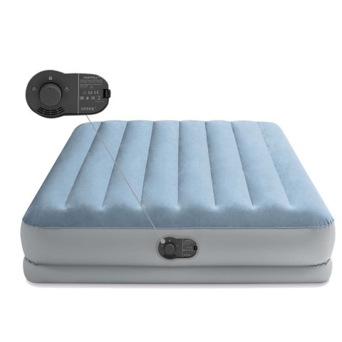 Duży materac dmuchany dwuosobowy 203x152x36 cm z wbudowaną pompką elektryczną łóżko INTEX 64159 Duży materac dmuchany dwuosobowy 203x152x36 cm z wbudowaną pompką elektryczną łóżko INTEX 64159